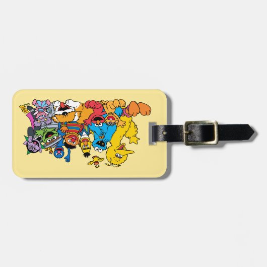 セサミストリート |ゴマパルスグループポートレート ラゲッジタグ (正面横)