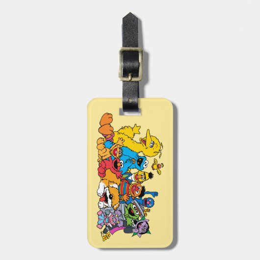 セサミストリート |ゴマパルスグループポートレート ラゲッジタグ (正面縦)