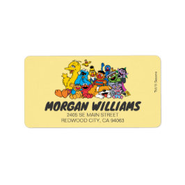 セサミストリート |ゴマパルスグループポートレート ラベル