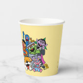 セサミストリート |ゴマパルスグループポートレート 紙コップ (裏面)