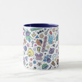 セサミストリート |ゴマパールのドードルパターン マグカップ (中央)