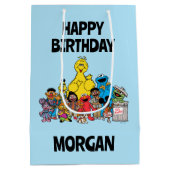 セサミストリート |ゴマパールハッピーバースデー ミディアムペーパーバッグ (裏面)