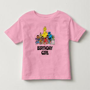 セサミストリート ゴマパール誕生日女 トドラーTシャツ