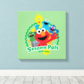 セサミストリート |ゴマパール1969年以降 キャンバスプリント (インサイチュ (ウッドフロア))