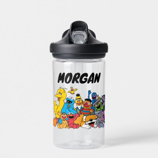セサミストリート |ゴマパール |名前の追加 ウォーターボトル (正面)