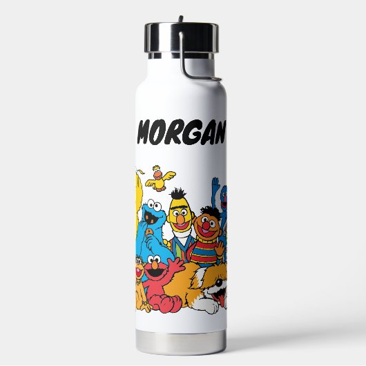 セサミストリート |ゴマパール |名前の追加 ウォーターボトル (左面)