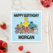 セサミストリート |ゴマパール |名前の追加 スタンダードランチョンナプキン (インサイチュ)