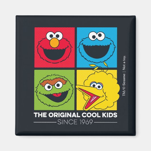 セサミストリート |ザオリジナルキカッコいいッズ マグネット (正面)