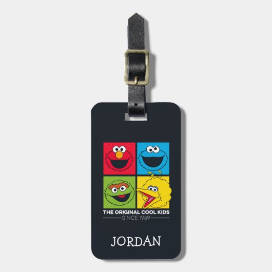 セサミストリート |ザオリジナルキカッコいいッズ ラゲッジタグ (正面縦)