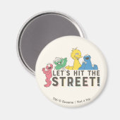 セサミストリート | ストリートを楽しもう！ マグネット (正面/裏面)