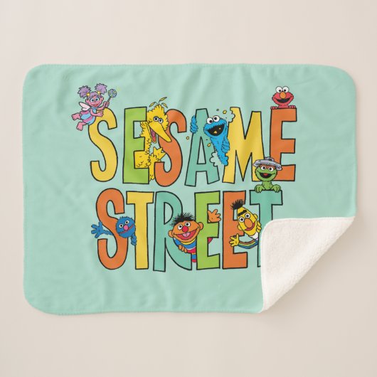 セサミストリート |セサミストリートタイプPals シェルパブランケット (正面(横))