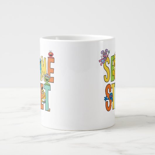 セサミストリート |セサミストリートタイプPals ジャンボコーヒーマグカップ (正面)