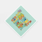 セサミストリート |セサミストリートタイプPals スタンダードランチョンナプキン (角)