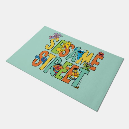 セサミストリート |セサミストリートタイプPals ドアマット (アングル)