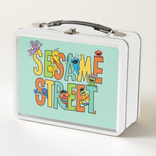 セサミストリート |セサミストリートタイプPals メタルランチボックス (正面)