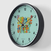 セサミストリート |セサミストリートタイプPals 壁時計 (傾斜)