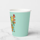 セサミストリート |セサミストリートタイプPals 紙コップ (裏面)