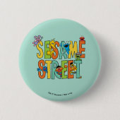 セサミストリート |セサミストリートタイプPals 缶バッジ (正面)