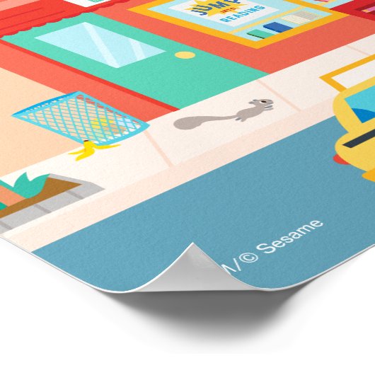 セサミストリート |セサミストリート場 ポスター (角)