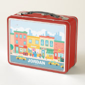 セサミストリート |セサミストリート場 メタルランチボックス (裏面)