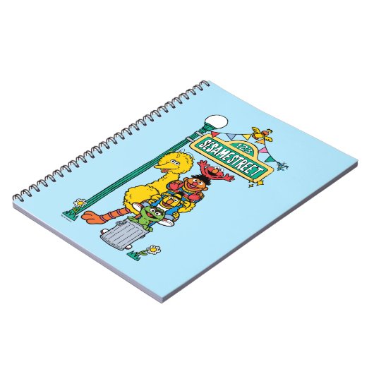 セサミストリート |セサミストリート記号 ノートブック (左側)