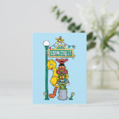 セサミストリート |セサミストリート記号 ポストカード (スタンド正面)