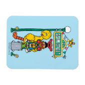 セサミストリート |セサミストリート記号 マグネット (横)