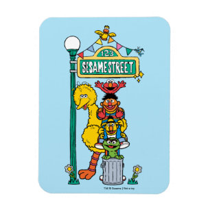 セサミストリート  セサミストリート記号 マグネット