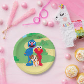 セサミストリート |タンゴウィズグローバー&エルモ ペーパープレート (パーティー)