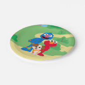 セサミストリート |タンゴウィズグローバー&エルモ ペーパープレート (アングル)