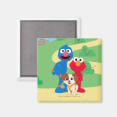 セサミストリート |タンゴウィズグローバー&エルモ マグネット (正面/裏面)