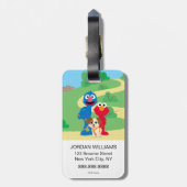 セサミストリート |タンゴウィズグローバー&エルモ ラゲッジタグ (裏面縦)