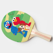セサミストリート |タンゴウィズグローバー&エルモ 卓球ラケット (横)