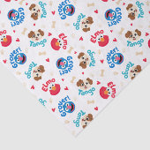 セサミストリート |タンゴ、エルモ、グローバーパターン 薄葉紙 (詳細)