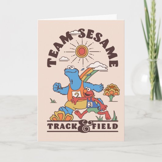 セサミストリート |チームごまトラック&フィールド シーズンカード (正面)