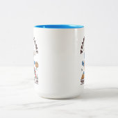 セサミストリート |チームごまトラック&フィールド ツートーンマグカップ (中央)