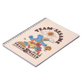 セサミストリート |チームごまトラック&フィールド ノートブック (左側)