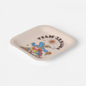 セサミストリート |チームごまトラック&フィールド ペーパープレート (傾斜あり)