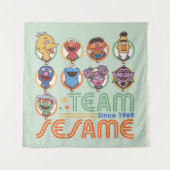 セサミストリート |チームごま1969年より タペストリー (正面)