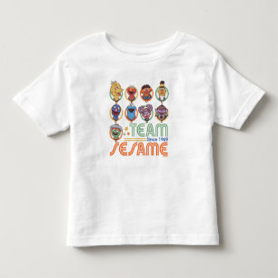 セサミストリート チームごま1969年より トドラーTシャツ