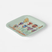 セサミストリート |チームごま1969年より ペーパープレート (傾斜あり)