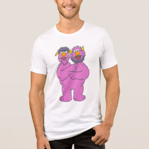 セサミストリート・ツーヘッドモンスター トライブレンドTシャツ