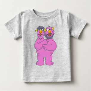 セサミストリート ツーヘッドモンスター ベビーTシャツ