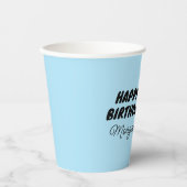 セサミストリート |ハッピーバースデーポール 紙コップ (正面)