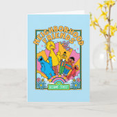 セサミストリート | ハッピーバースデー カード (黄色い花)