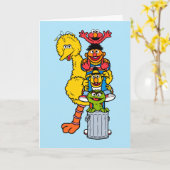 セサミストリート | ハッピーバースデー パルズ カード (黄色い花)