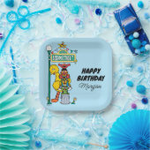 セサミストリート |ハッピーバースデー ペーパープレート (パーティー)