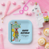 セサミストリート |ハッピーバースデー ペーパープレート (パーティー)