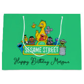 セサミストリート |ハッピーバースデー ラージペーパーバッグ (正面)