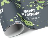 セサミストリート |ハッピーバースデー |名前の追加 ラッピングペーパー (ロールコーナー)